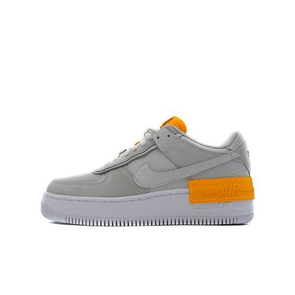 NIKE AIR FORCE 1 SHADOW "VAST GREY LASER ORANGE"