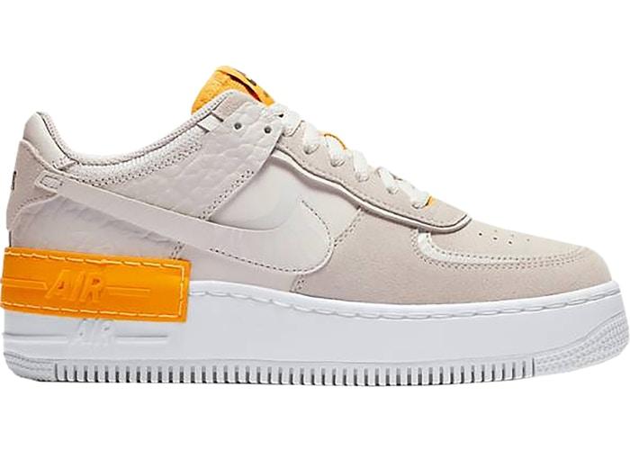 NIKE AIR FORCE 1 SHADOW "VAST GREY LASER ORANGE"