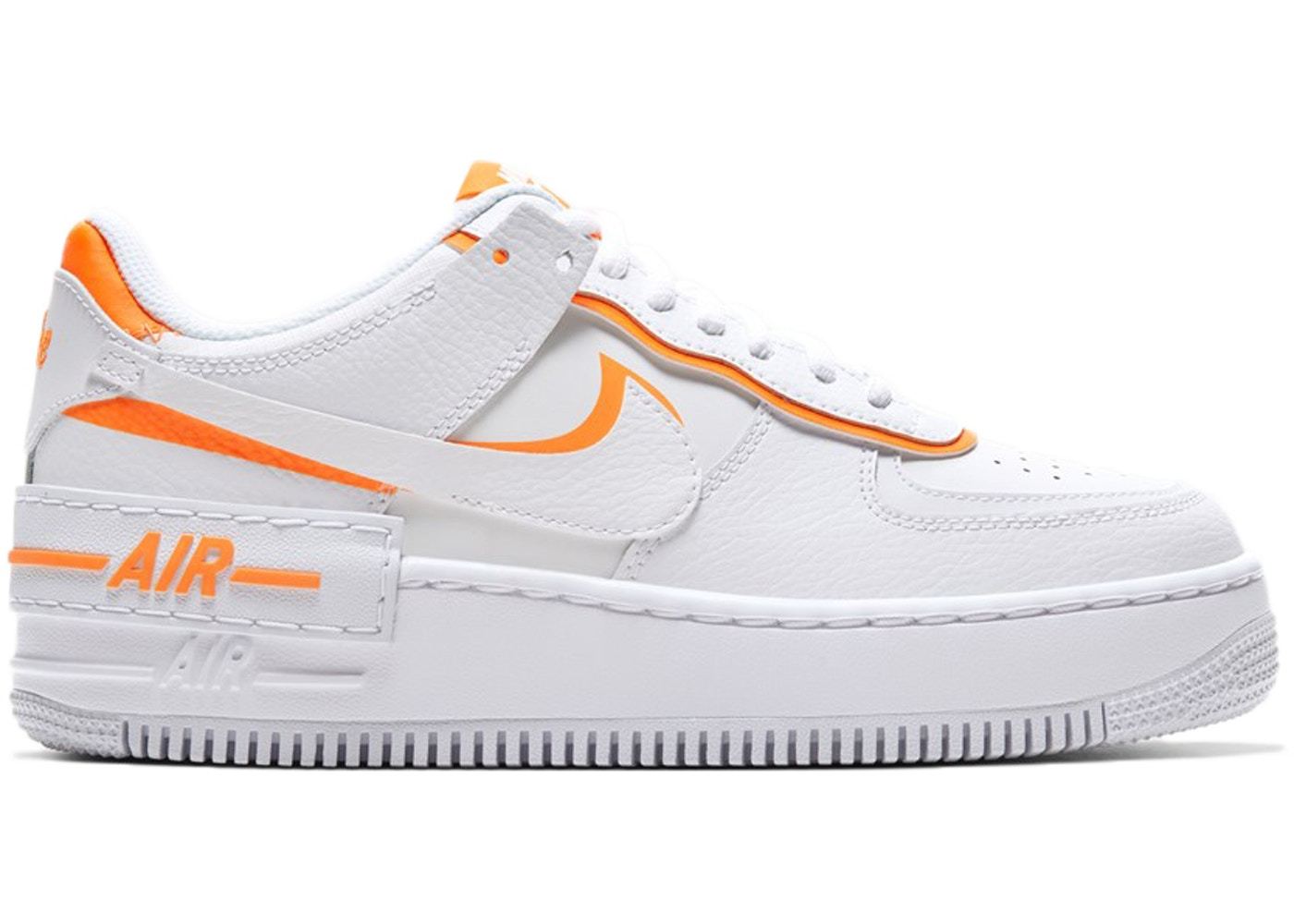 NIKE AIR FORCE 1 SHADOW "ORANGE WHITE"