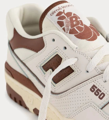 NEW BALANCE 500 X AIME LEON DORE "WHITE/BROWN"