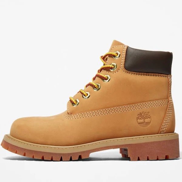 TIMBERLAND PREMIUM LACE-UP LETHER BOOTS "BROWN"