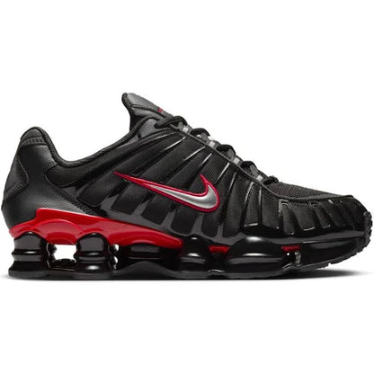 NIKE SHOX TL "BLACK UNIVERSITY RED"