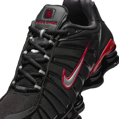 NIKE SHOX TL "BLACK UNIVERSITY RED"