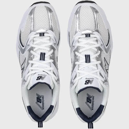 NEW BALANCE 530 "WHITE SLIVER NAVY"