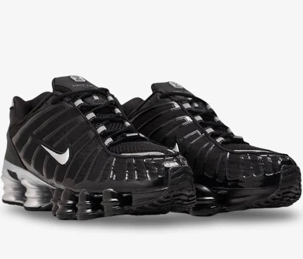 NIKE SHOX TL "BLACK METALLIC SILVER"